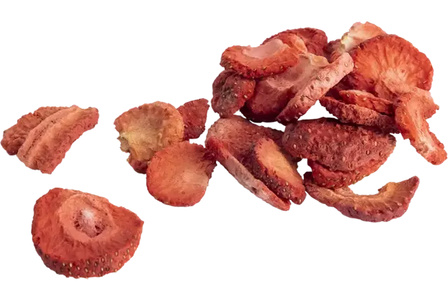 Aardbei schijfjes gevriesdroogd 40gr